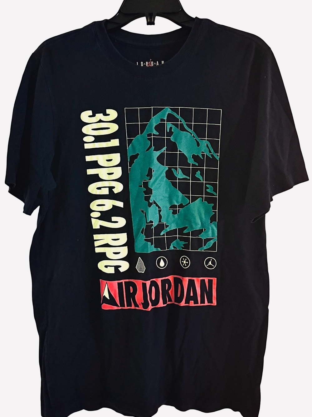 Jordan Men’s Winter Utility Mountain Side Graphic Logo Tee